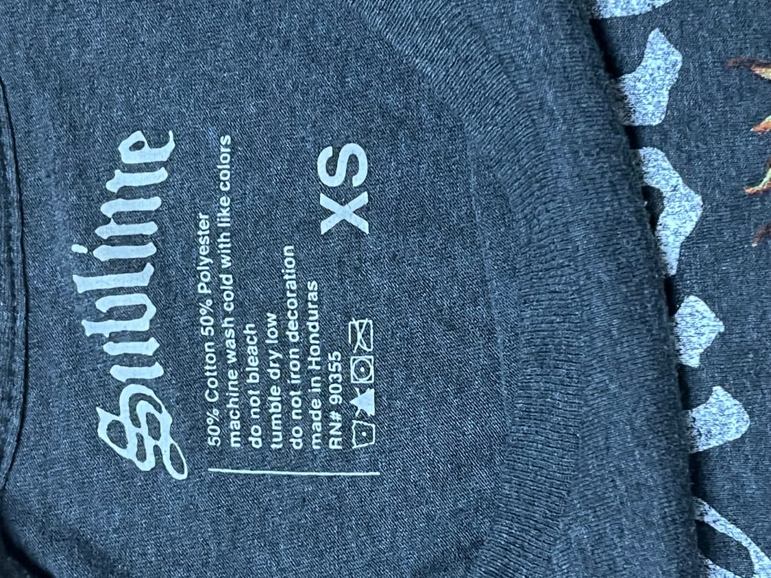 서브라임 밴드티 Xs 상품이미지2