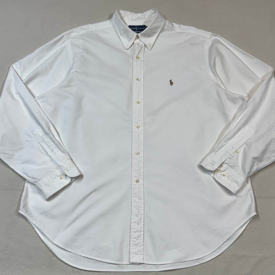 3XL) 폴로 랄프로렌 클래식핏 화이트 옥스포드 셔츠 상품이미지2