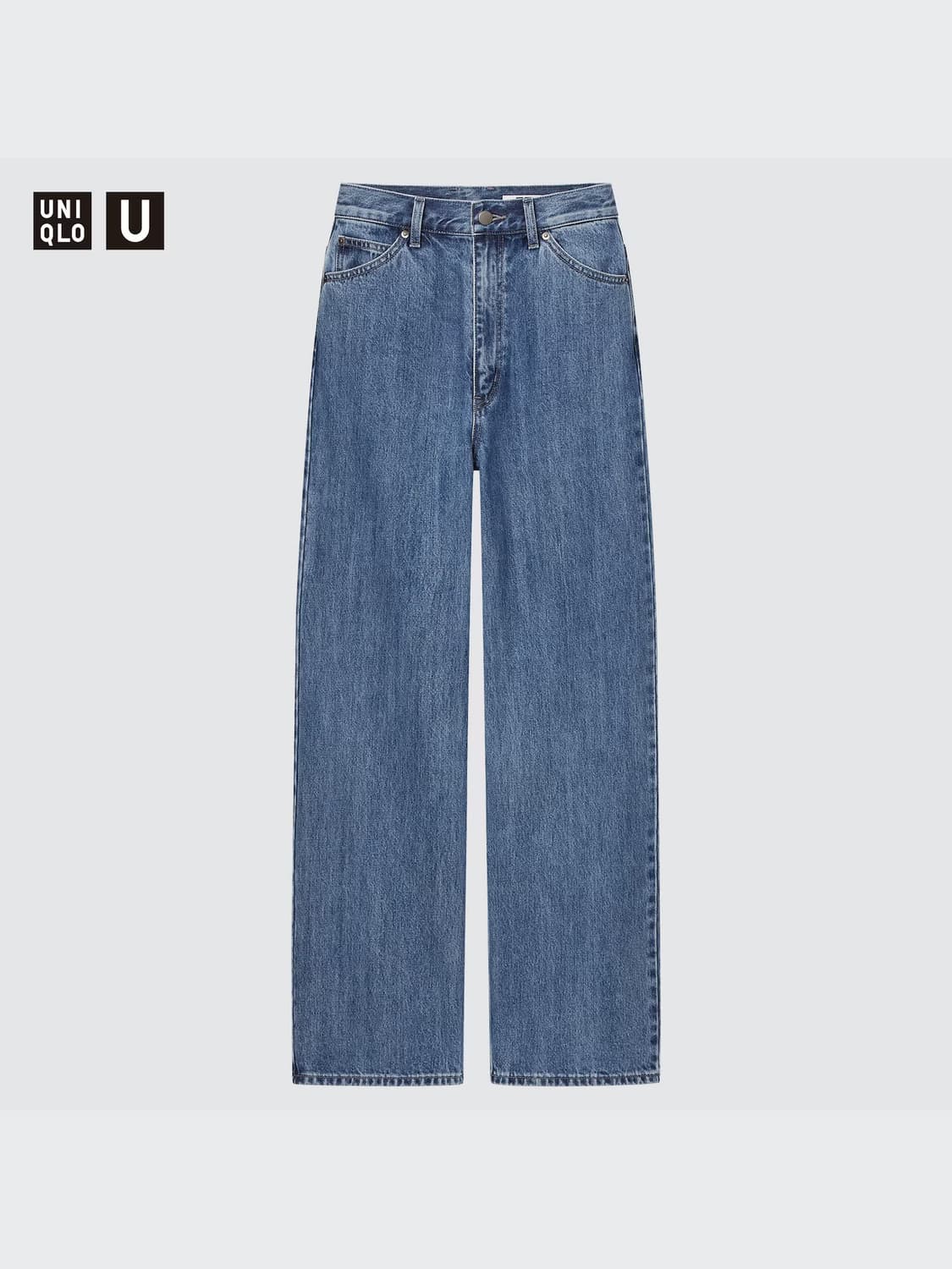 유니클로 u 와이드 핏 데님팬츠 유스맛 24사이즈 상품이미지2