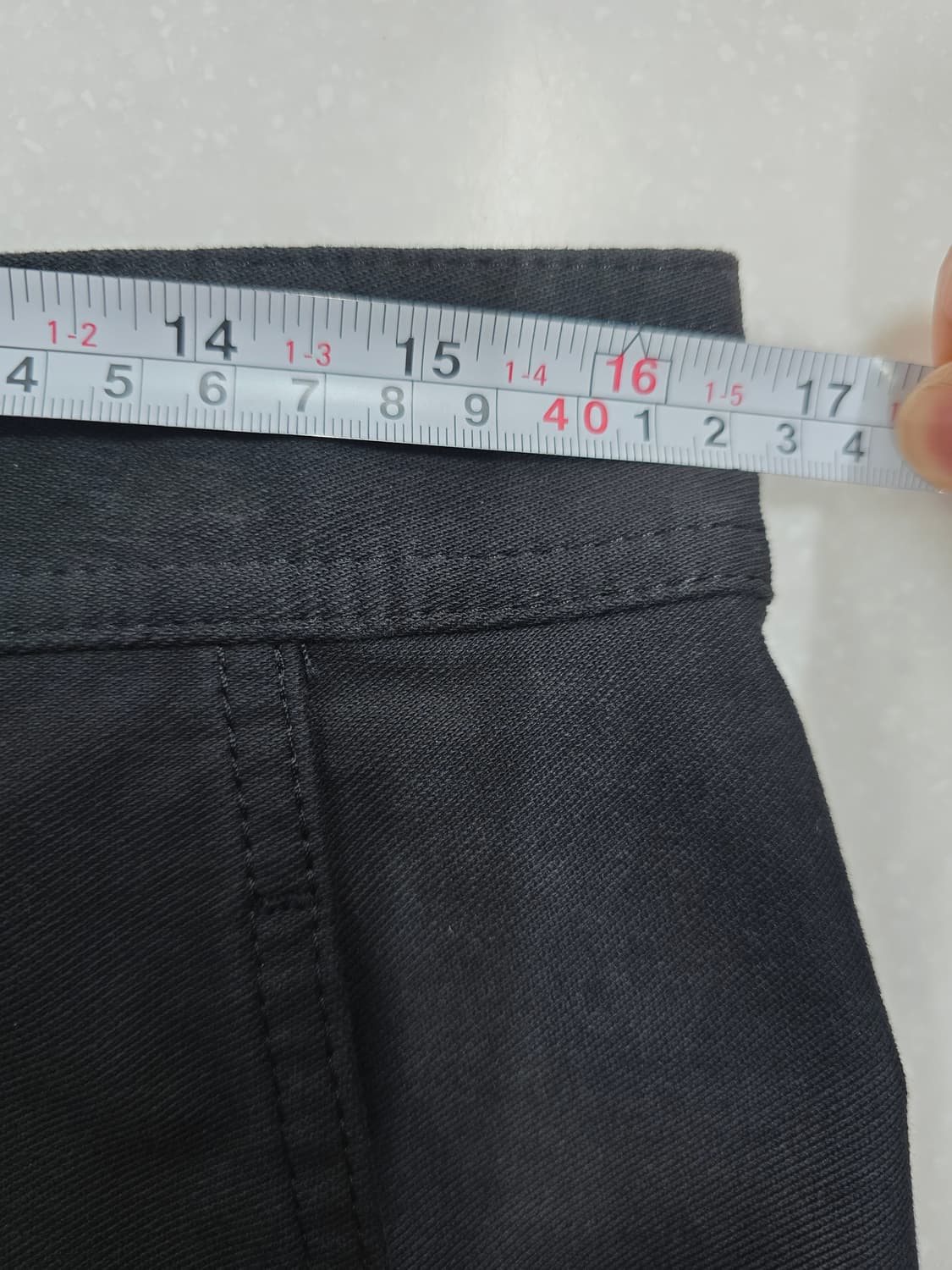 유니클로 블랙 와이드 면바지 팬츠 상품이미지7