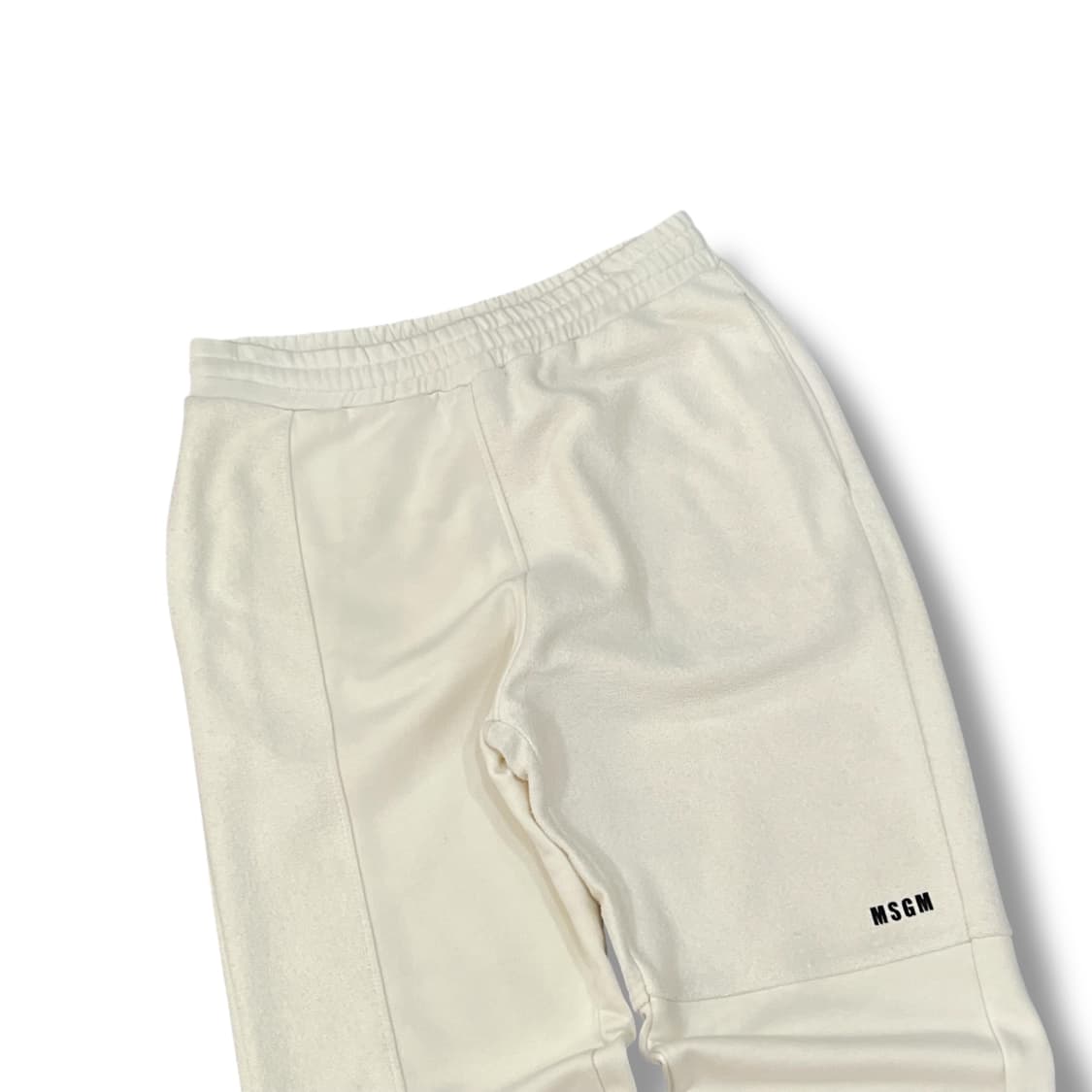  MSGM 화이트 로고 조거 팬츠 y12103 상품이미지4