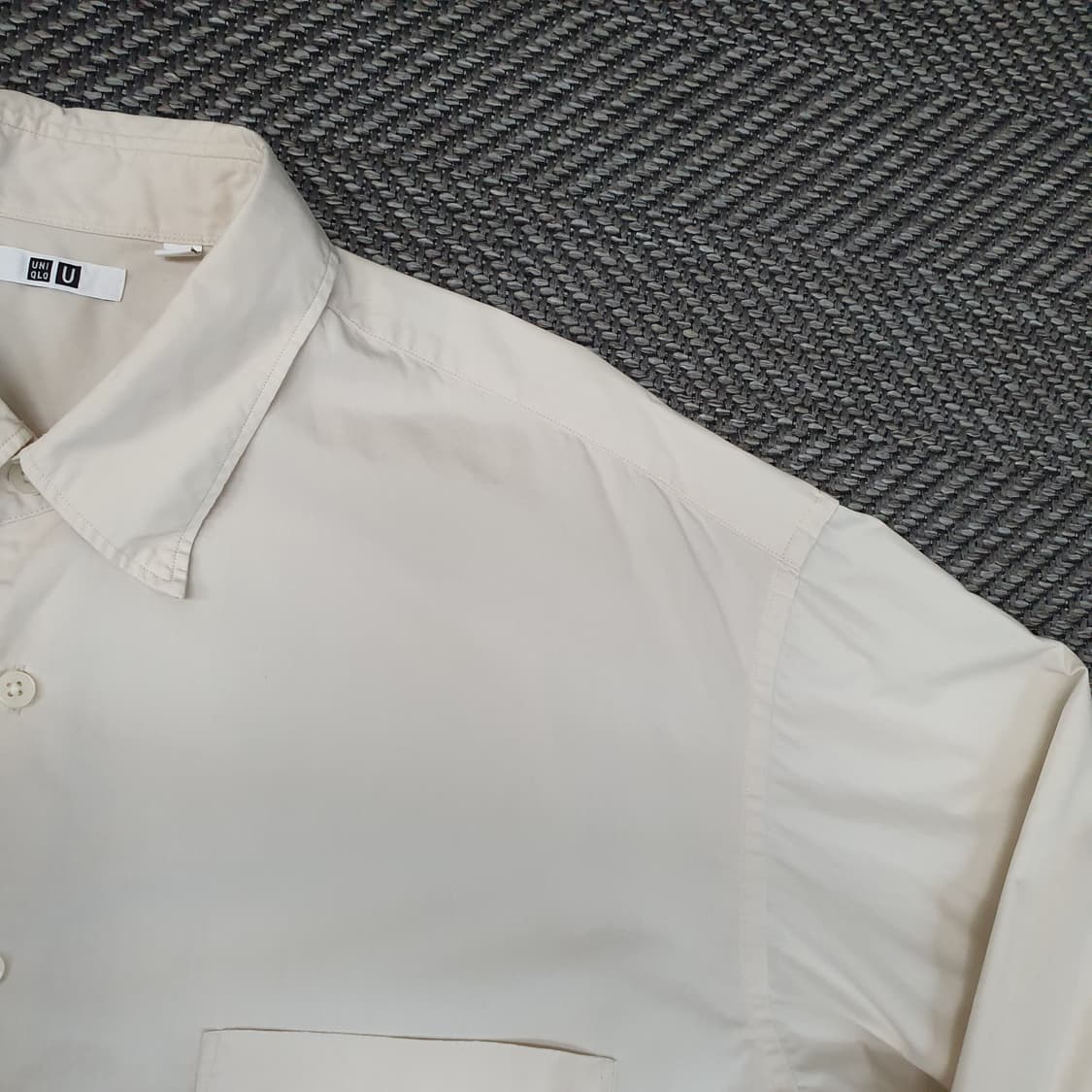 유니클로 오버핏 셔츠 남방 남자110~115 상품이미지4