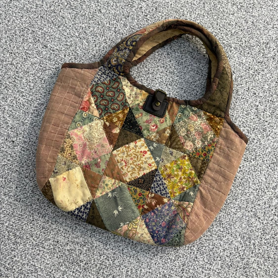 빈티지 퀄팅 토트백 0429M 상품이미지1