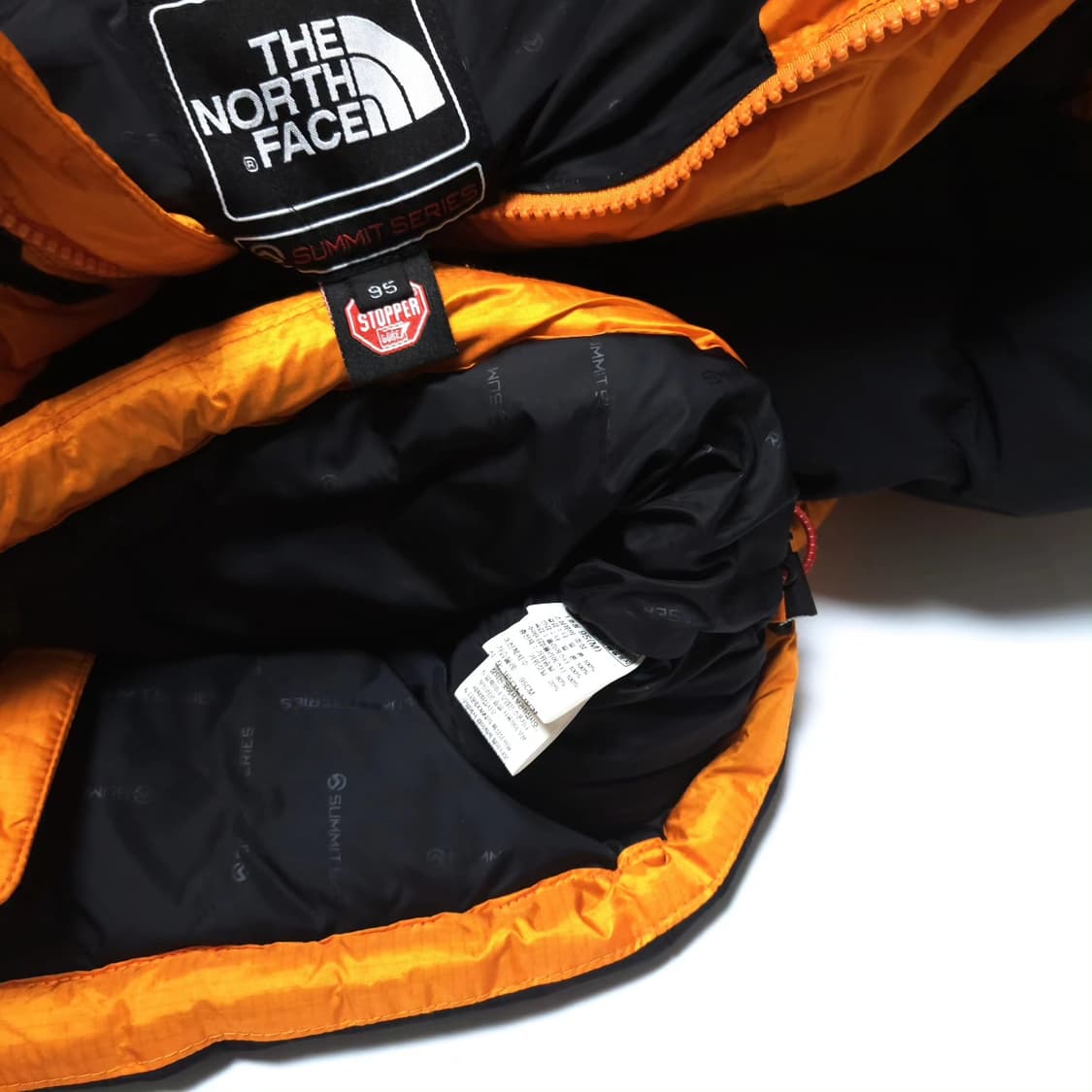 노스페이스 700 뉴써밋 구스다운 패딩 자켓 오렌지 상품이미지6
