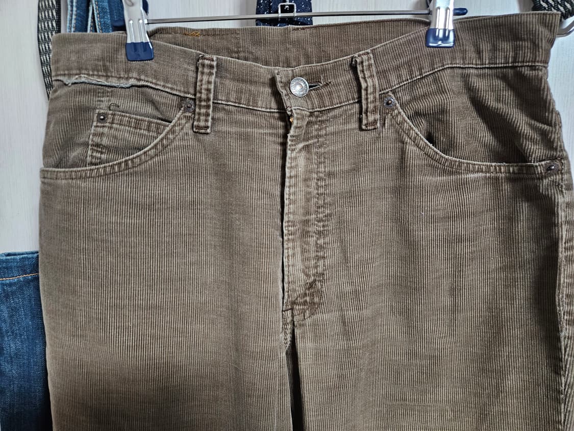 80s levi's 517 코듀로이 부츠컷 화이트탭 32사이즈 상품이미지4