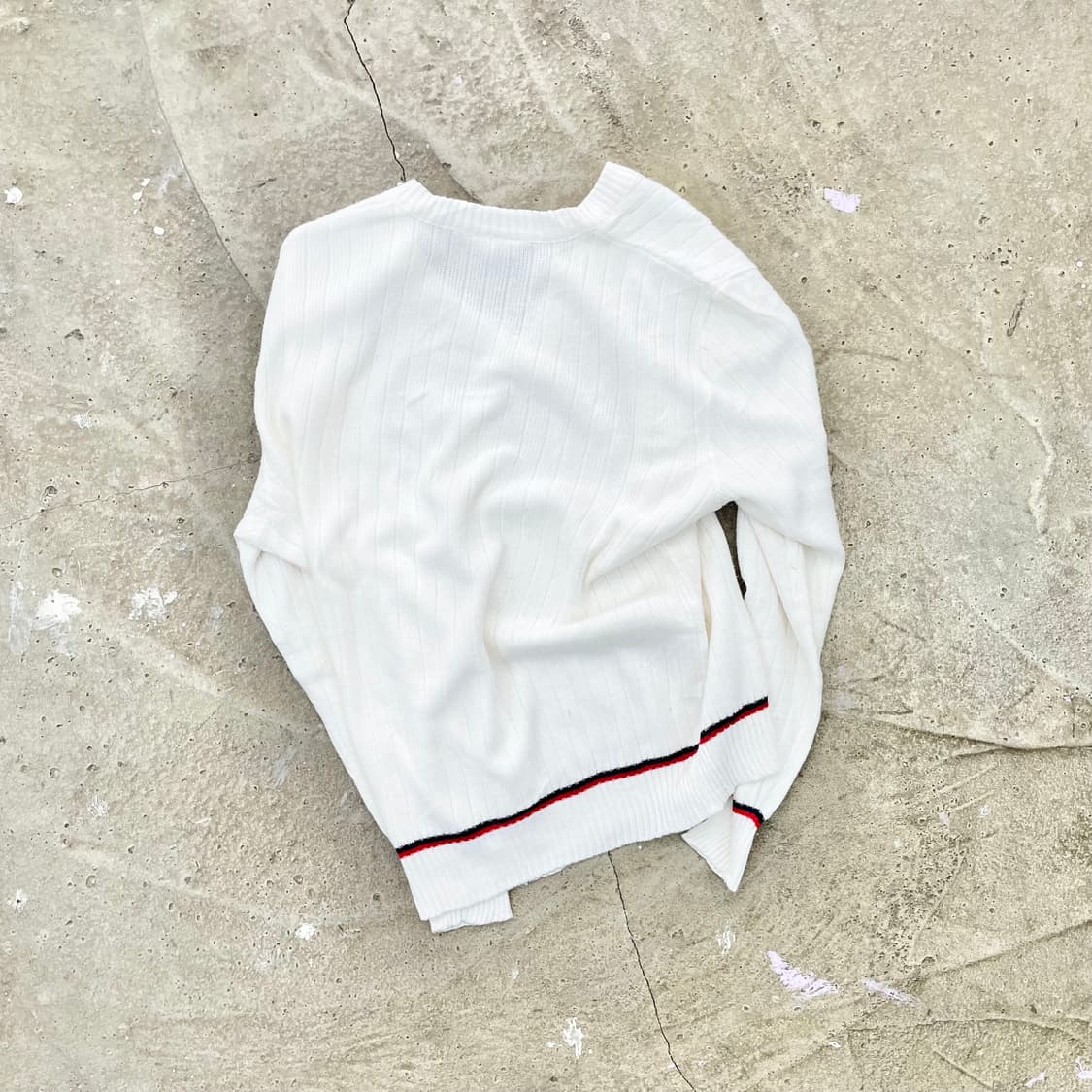 90's 라코스테 아크릴 스웨터 L-XL 상품이미지7