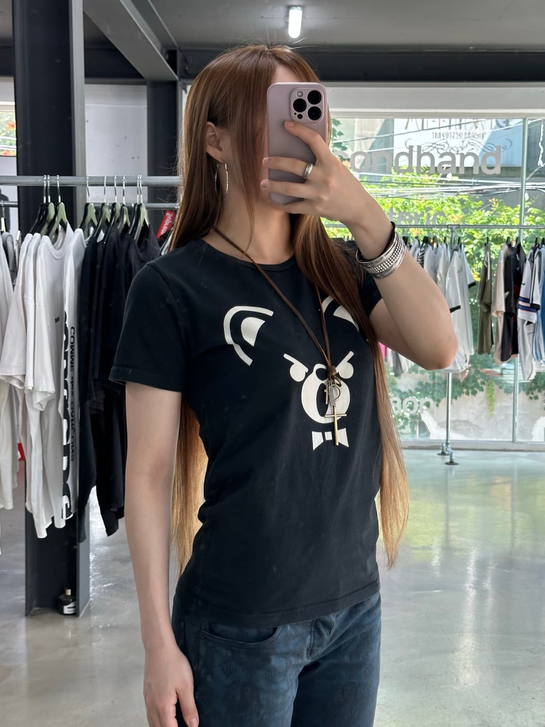 히스테릭글래머 퍽베어 반팔티 상품이미지2