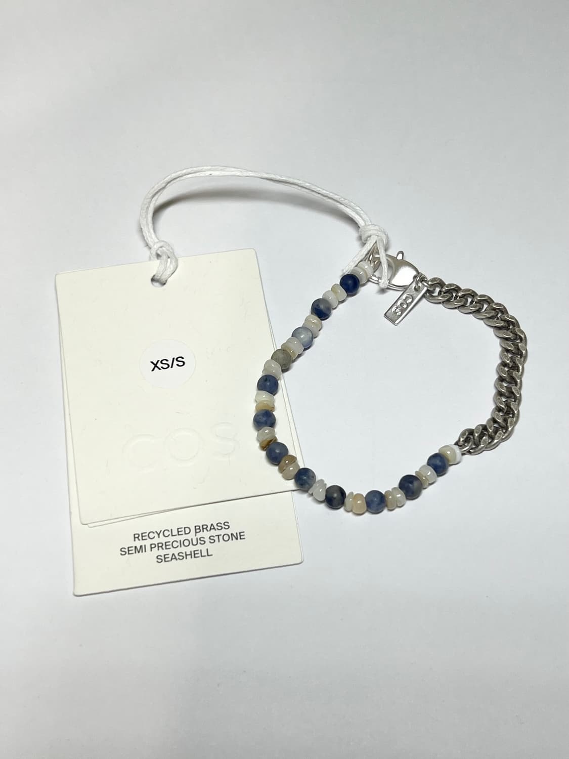 COS 코스 스톤 앤 쉘 체인 브레이슬릿 상품이미지1