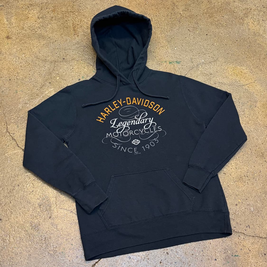 00s 미국 빈티지 할리데이비슨 후드티 후드집업 상품이미지2