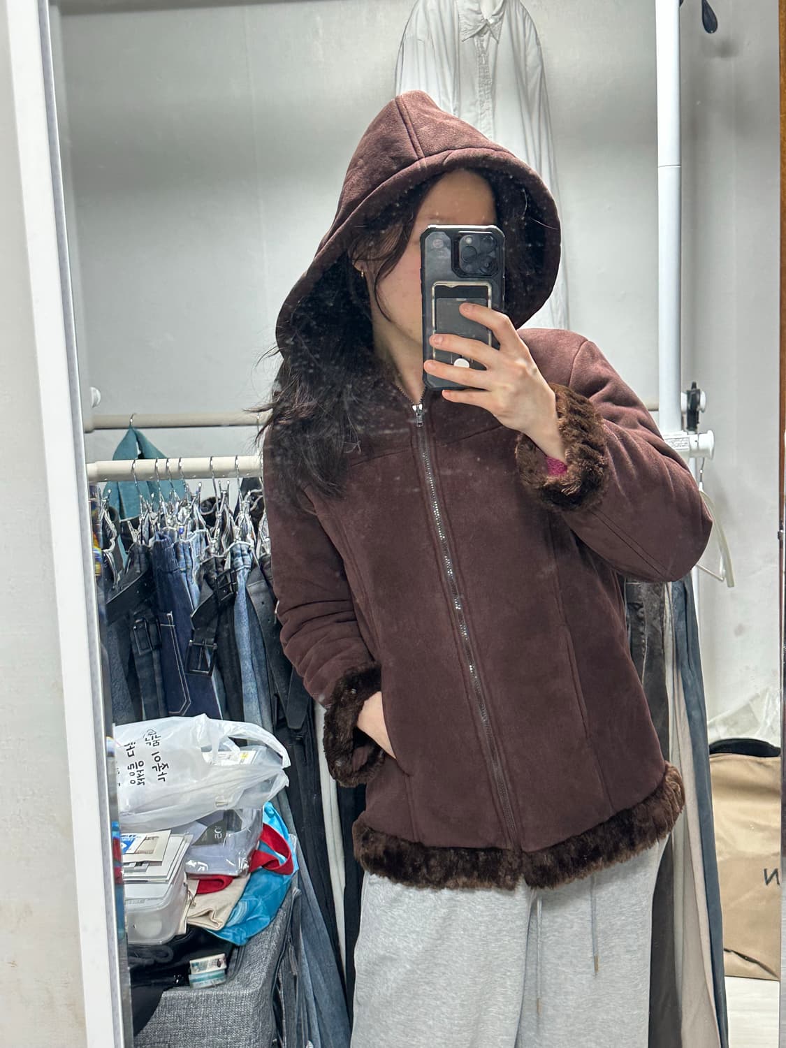 KUMIKYOKU 일본 빈티지 브라운 무스탕 자켓 상품이미지2