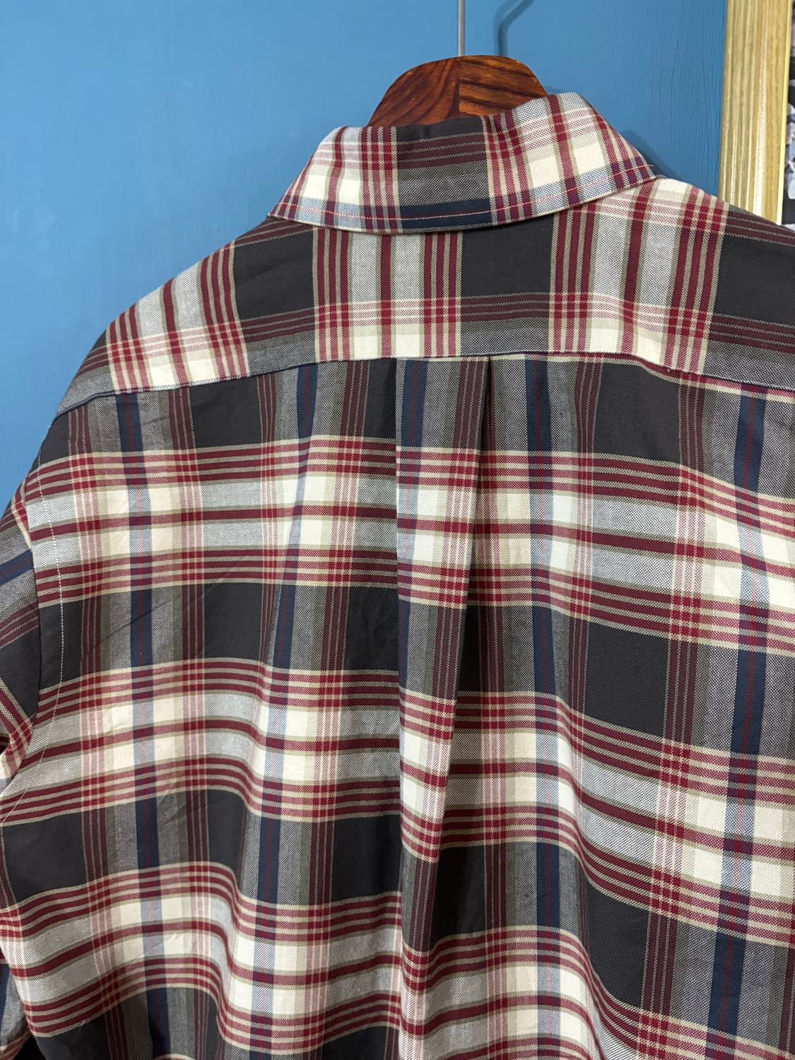 80‘s LL Bean  Check B.D Shirt.  상품이미지9