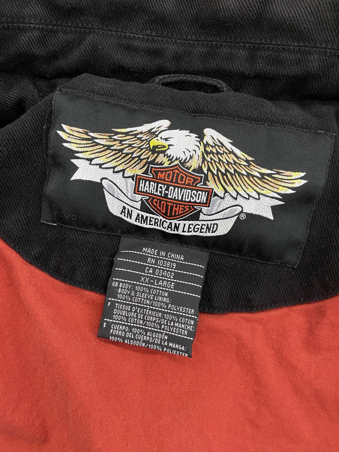 00's 할리 데이비슨 밀워키 워크 자켓 상품이미지10