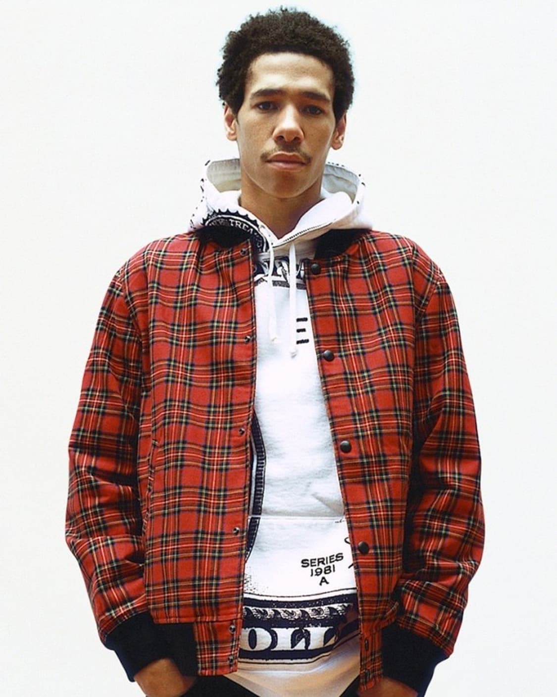 슈프림 타탄 체크 봄버 자켓 13aw 상품이미지4