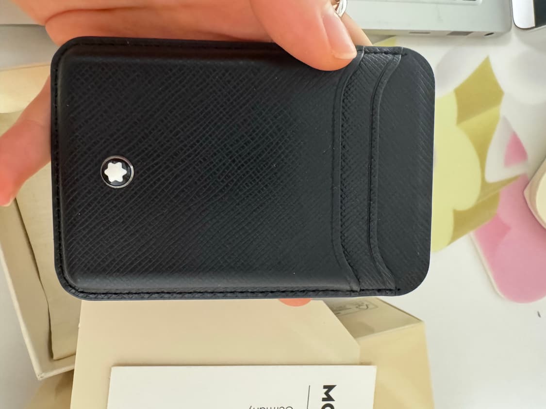 몽블랑 사토리얼 맥세이프 카드지갑(블랙) 상품이미지2