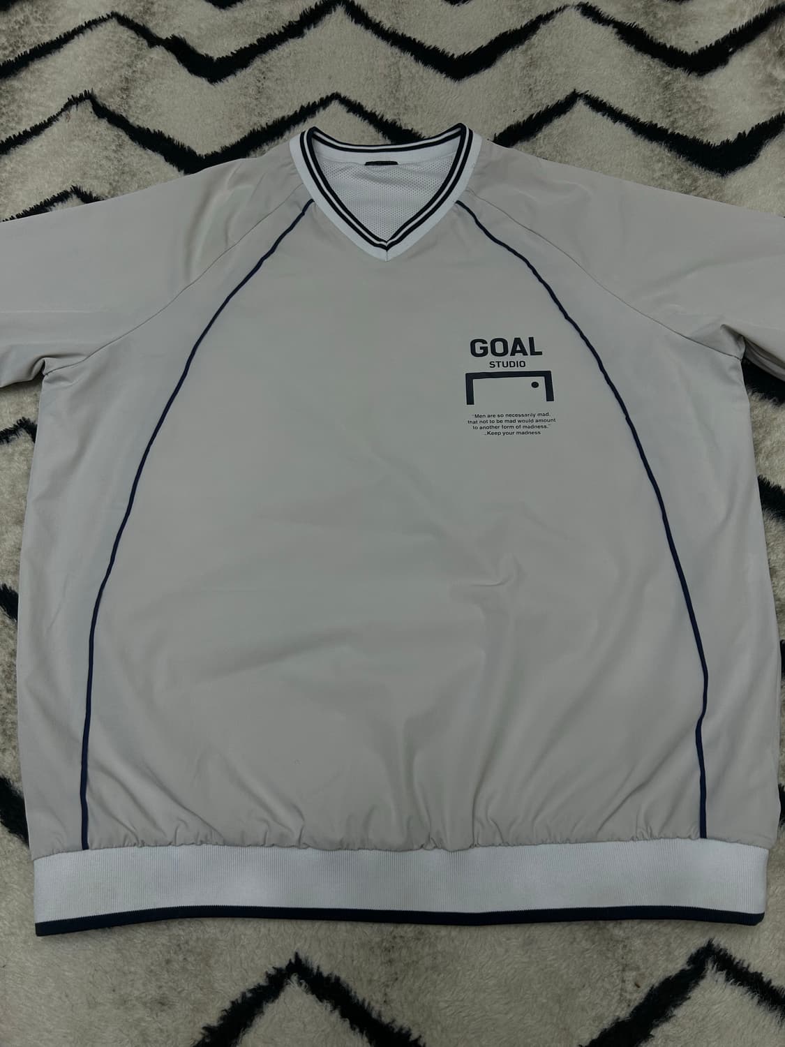 [L]골스튜디오 나일론 V넥 웜업 상품이미지2