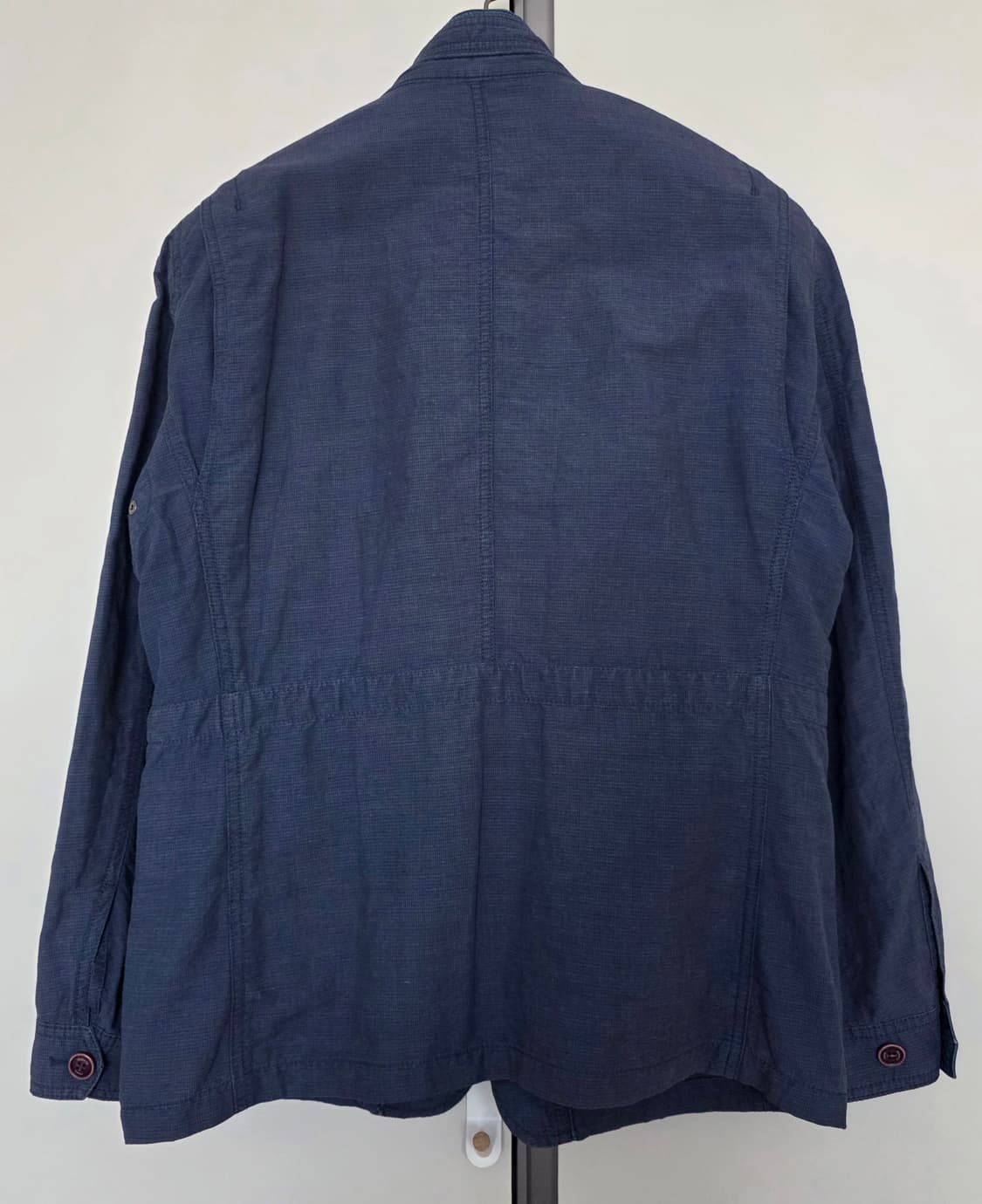 로가디스 (ROGADIS) 언콘 밴드 카라 린넨.코튼 블루 자켓 (100 상품이미지10