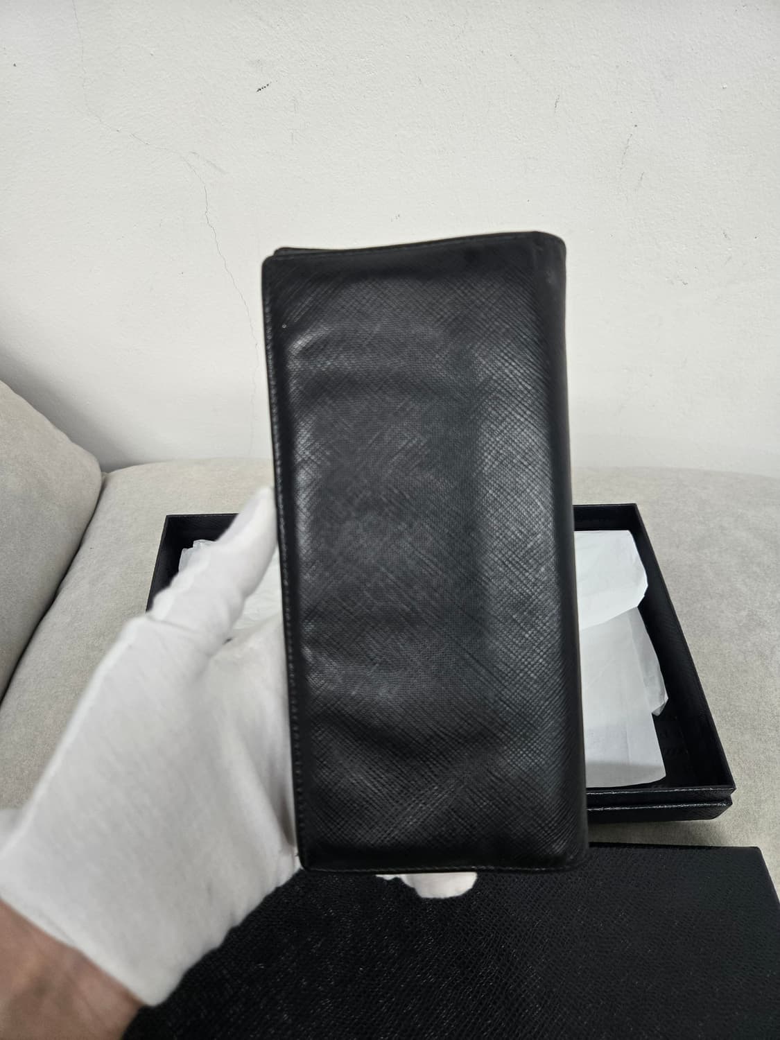 [보증서 정품]프라다 사피아노 장지갑 상품이미지5