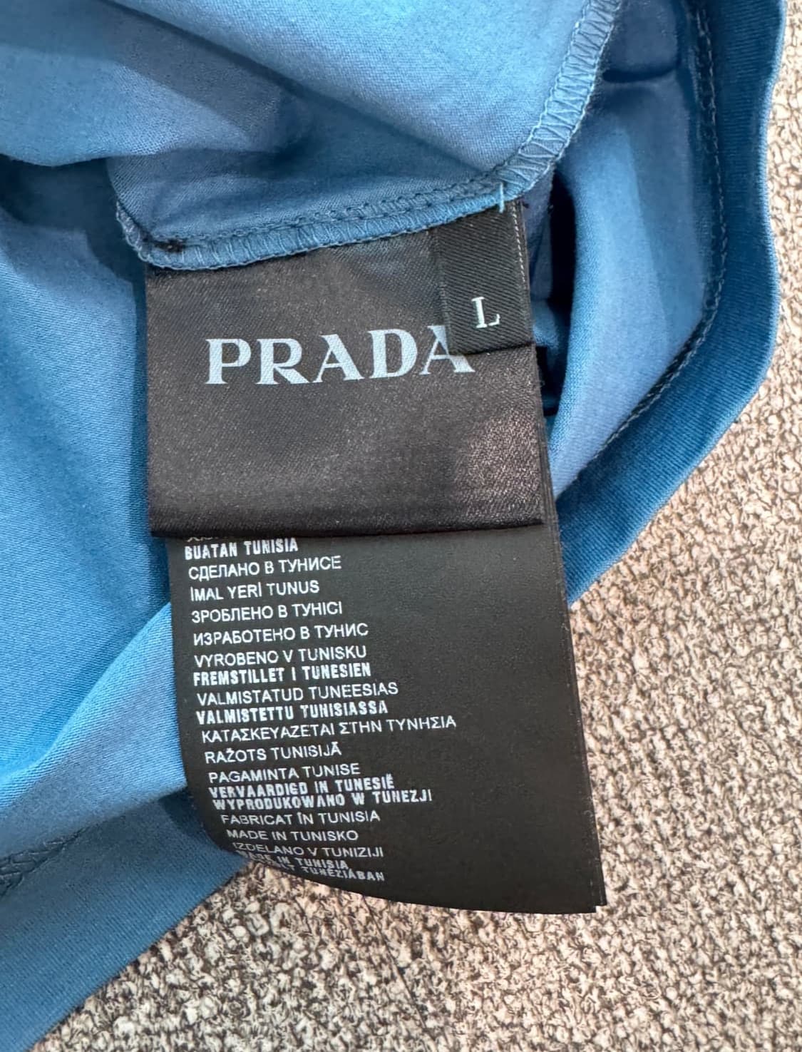 prada 프라다 시그니처 밴딩 로고 반팔 티셔츠 상품이미지4