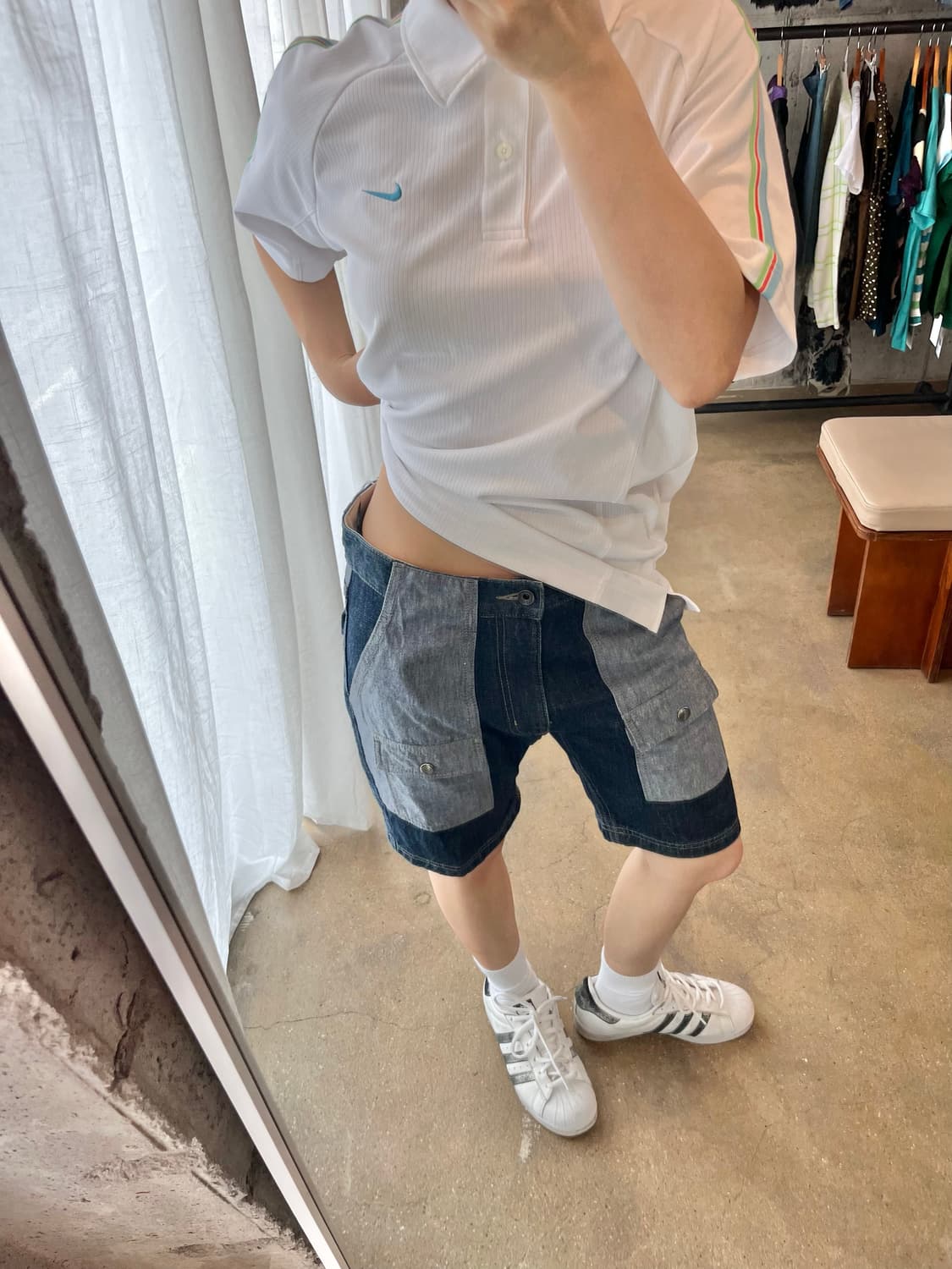 나이키 블루 로고 티 상품이미지10
