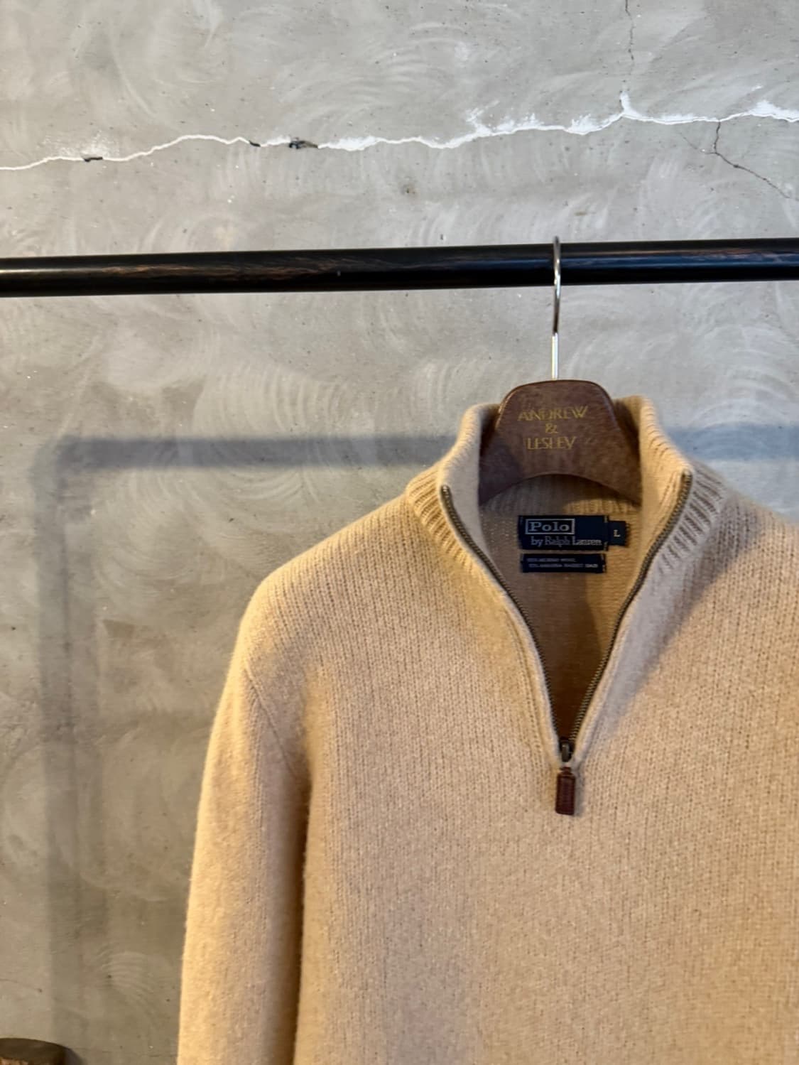 폴로 랄프로렌 쿼터짚 짚업 니트 100 상품이미지2