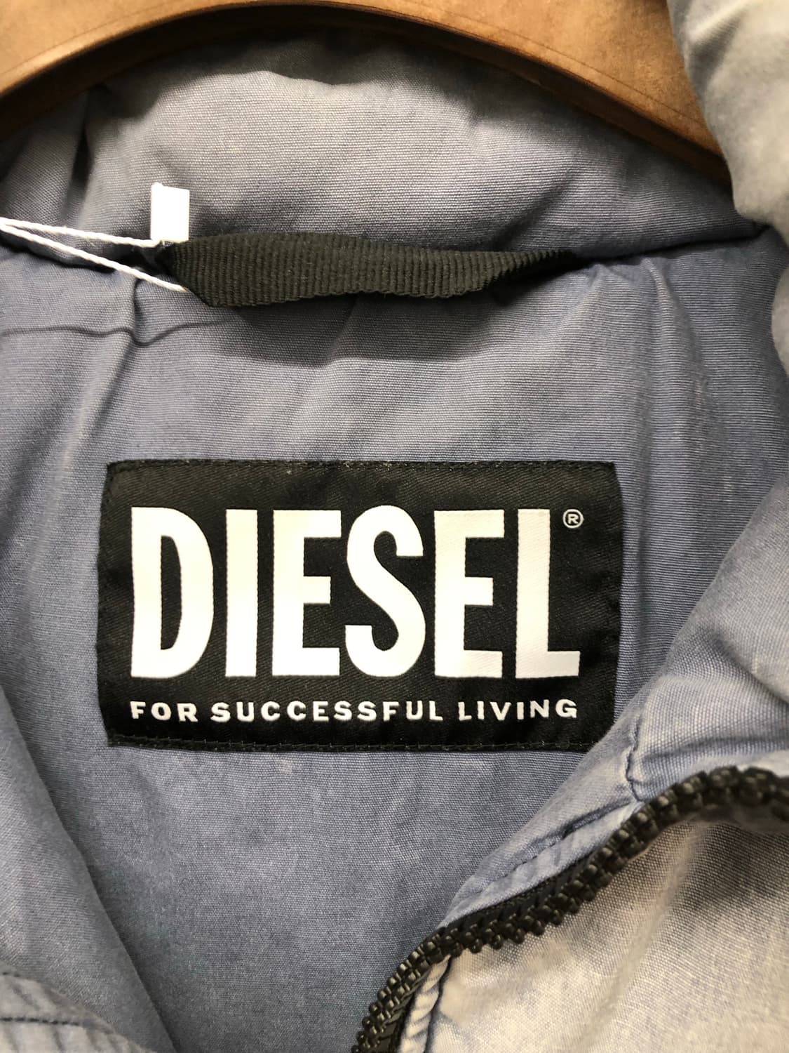 디젤 아이스 워싱 데님 패딩 상품이미지3