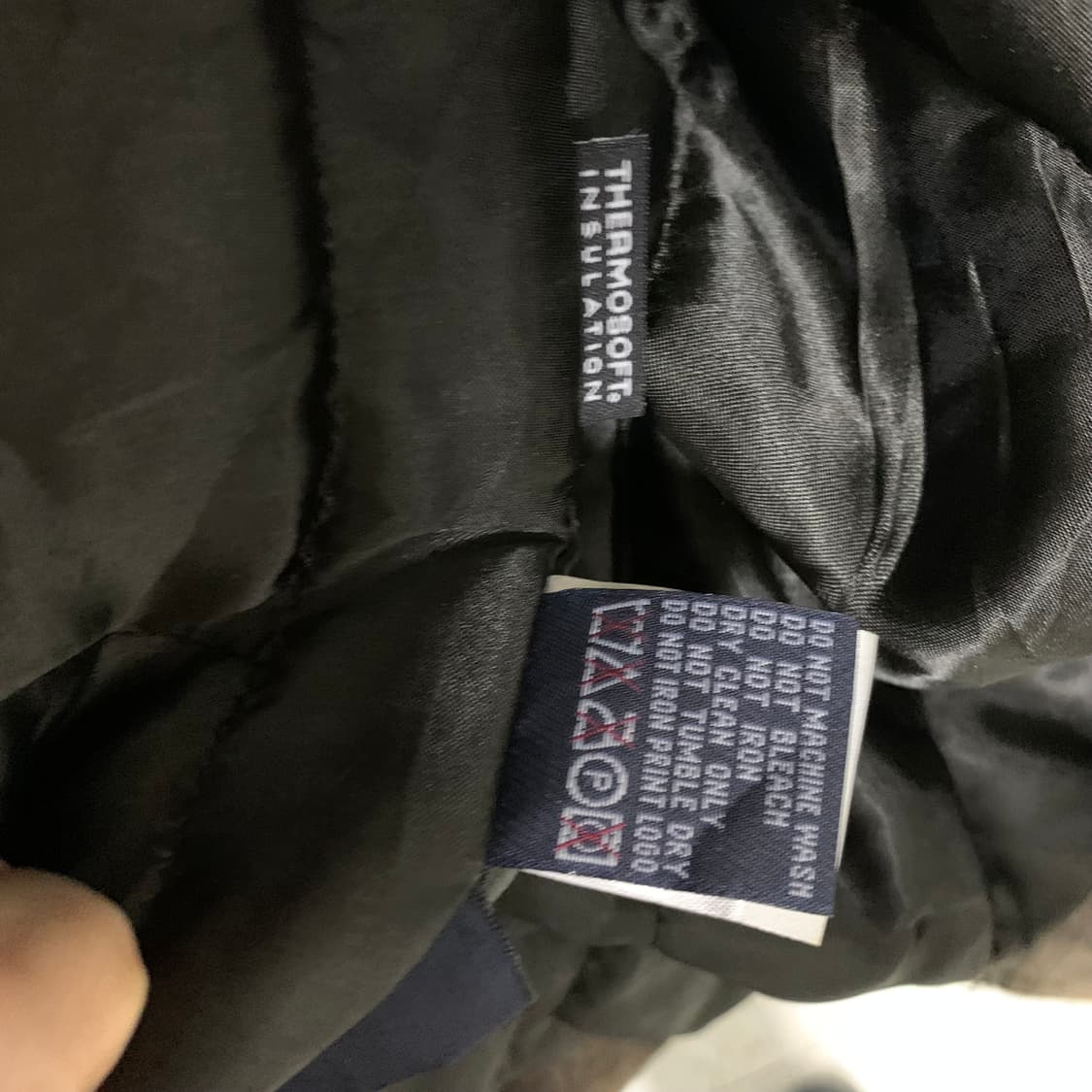 노티카 체크 울 숏 코트 자켓 빈티지 남녀공용 상품이미지6