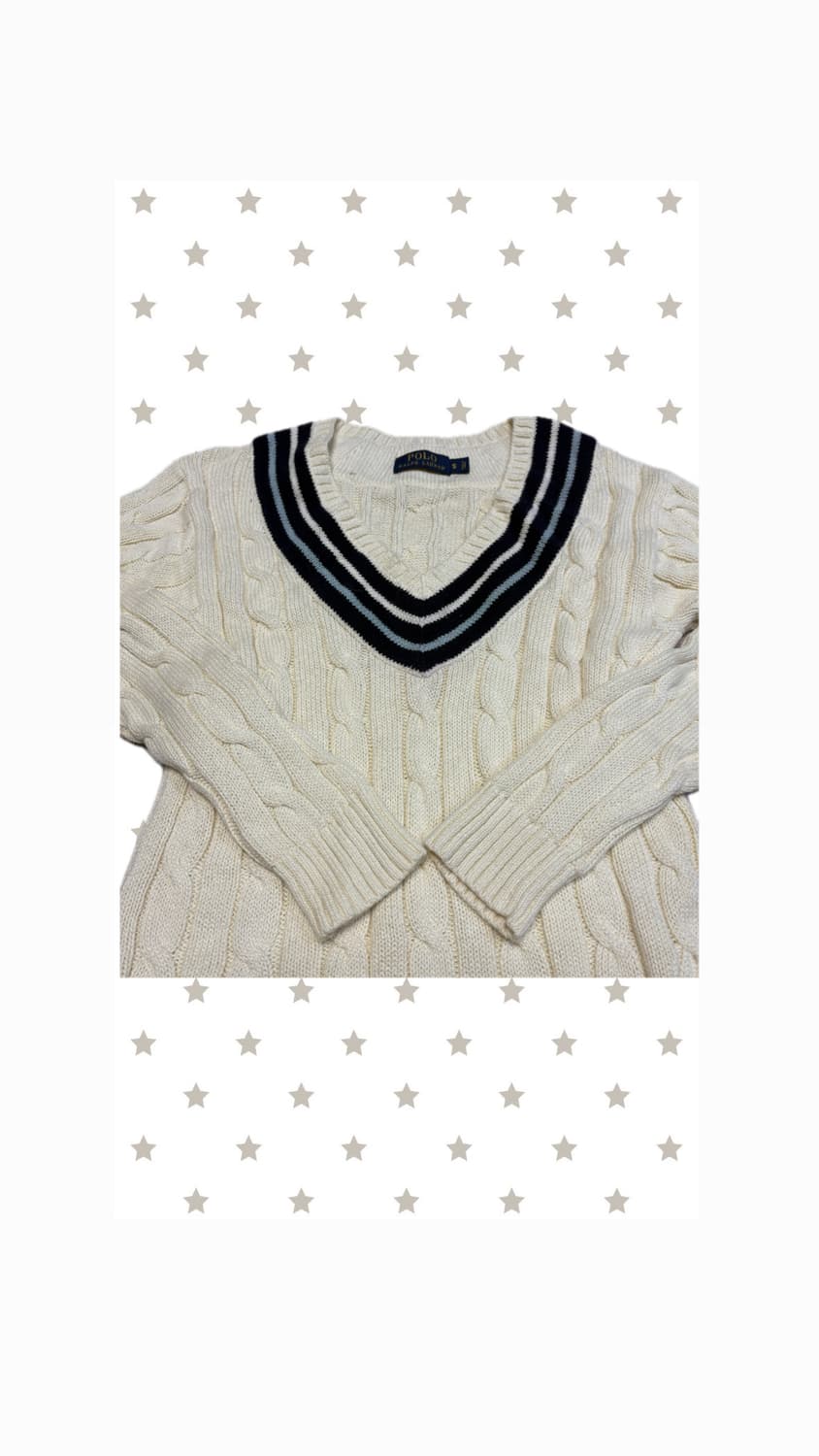 폴로 여리v넥 니트 상품이미지5