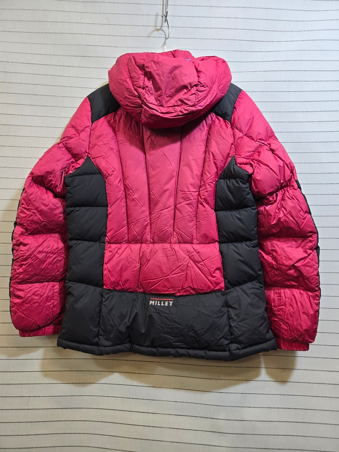 밀레 여성 패딩 95 핑크/블랙 상품이미지9