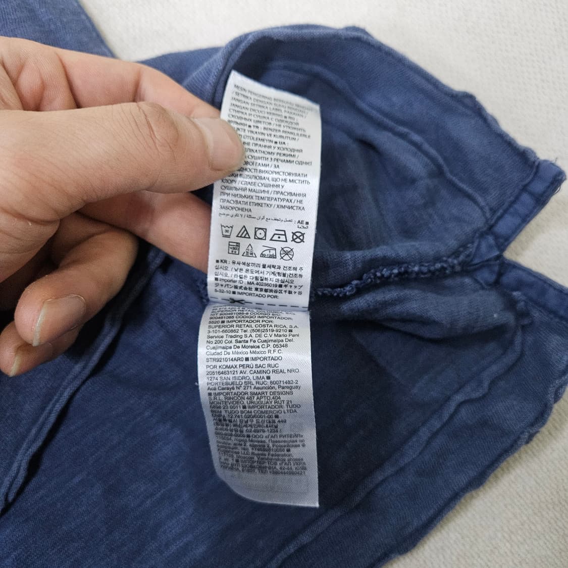 L GAP 카라 반팔 티셔츠 0312Y 상품이미지6