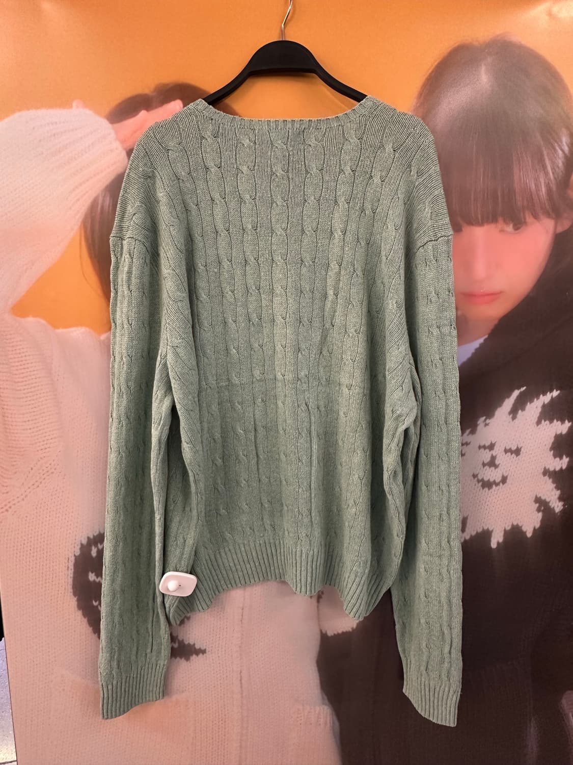 POLO 폴로 연그린 케이블니트 상품이미지4