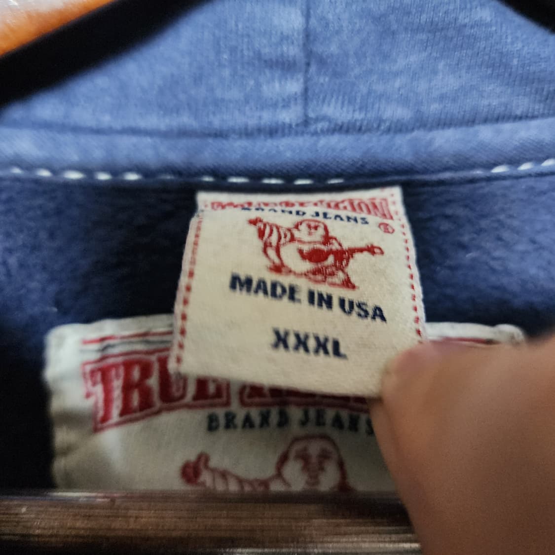 트루릴리젼 워시드 오버사이즈 Y2k후드집업 상품이미지5