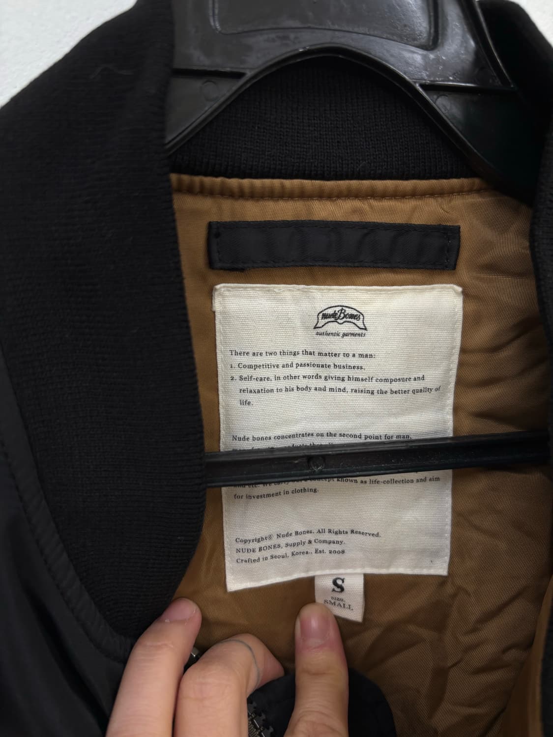 누드본즈 ma-1 항공점퍼 상품이미지4