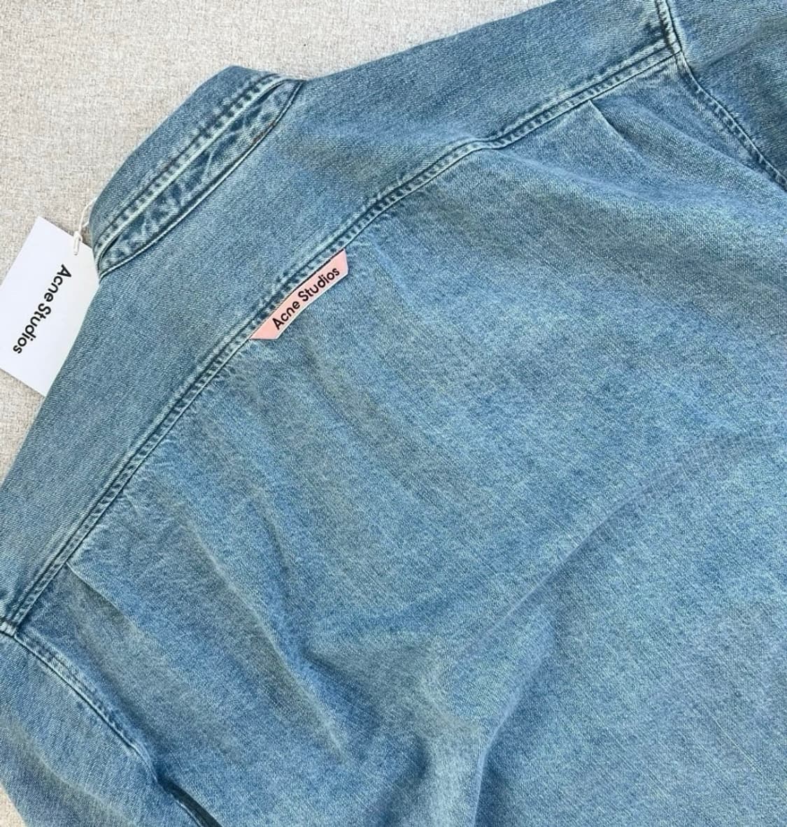 아크네 스튜디오 아크네 버튼업 오버사이즈 데님 남여공용 상품이미지4