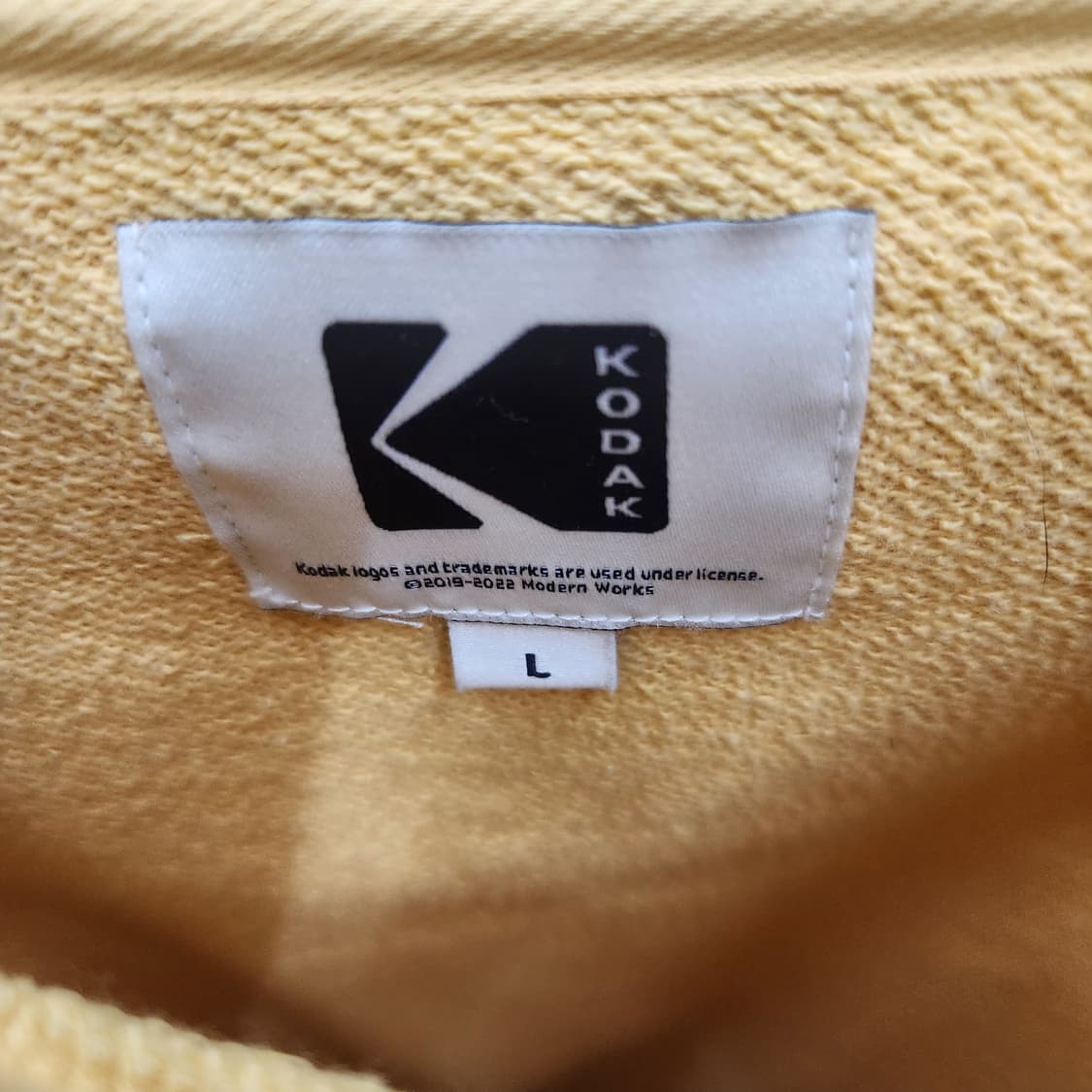 코닥 백 프린팅 오버핏 맨투맨 2XL 상품이미지4