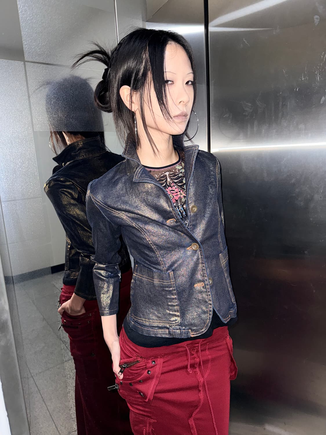 gold coated jacket 상품이미지1