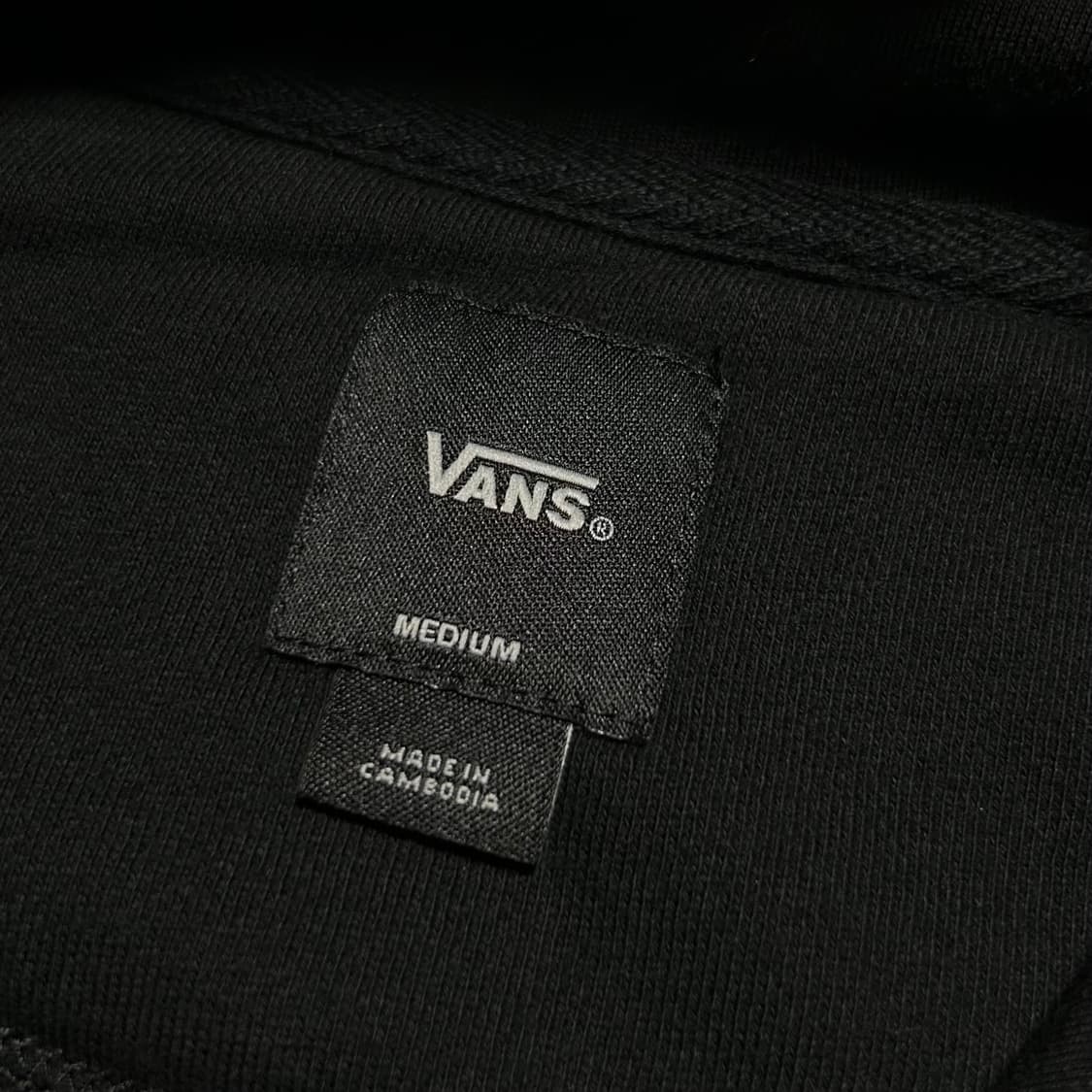 [M] Vans 반스 기모 블랙 후드티 상품이미지4