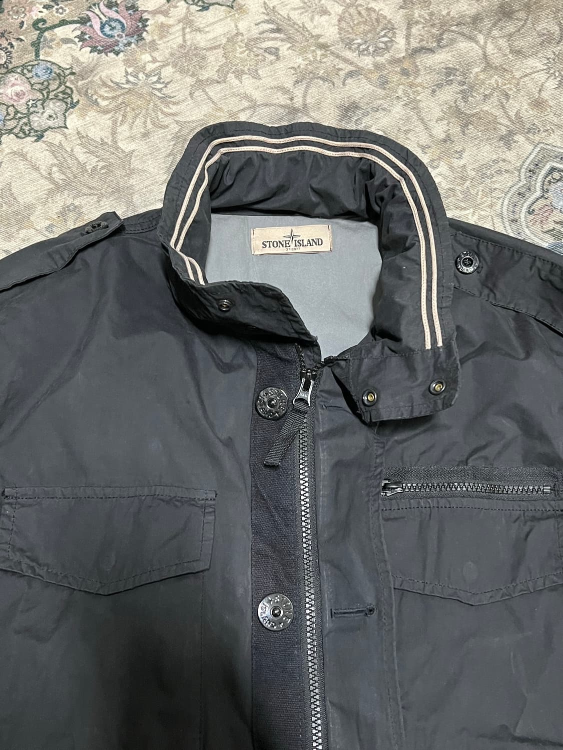 스톤아일랜드 데이브 자켓 13ss 블랙 L사이즈 팝니다 상품이미지4