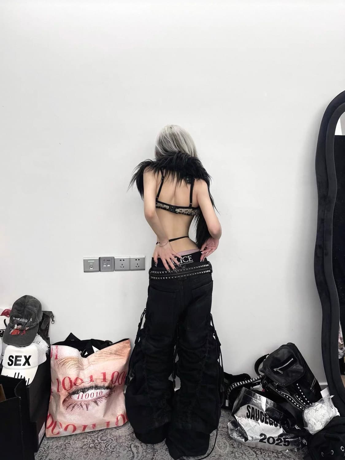 detail shirrng pants 상품이미지3