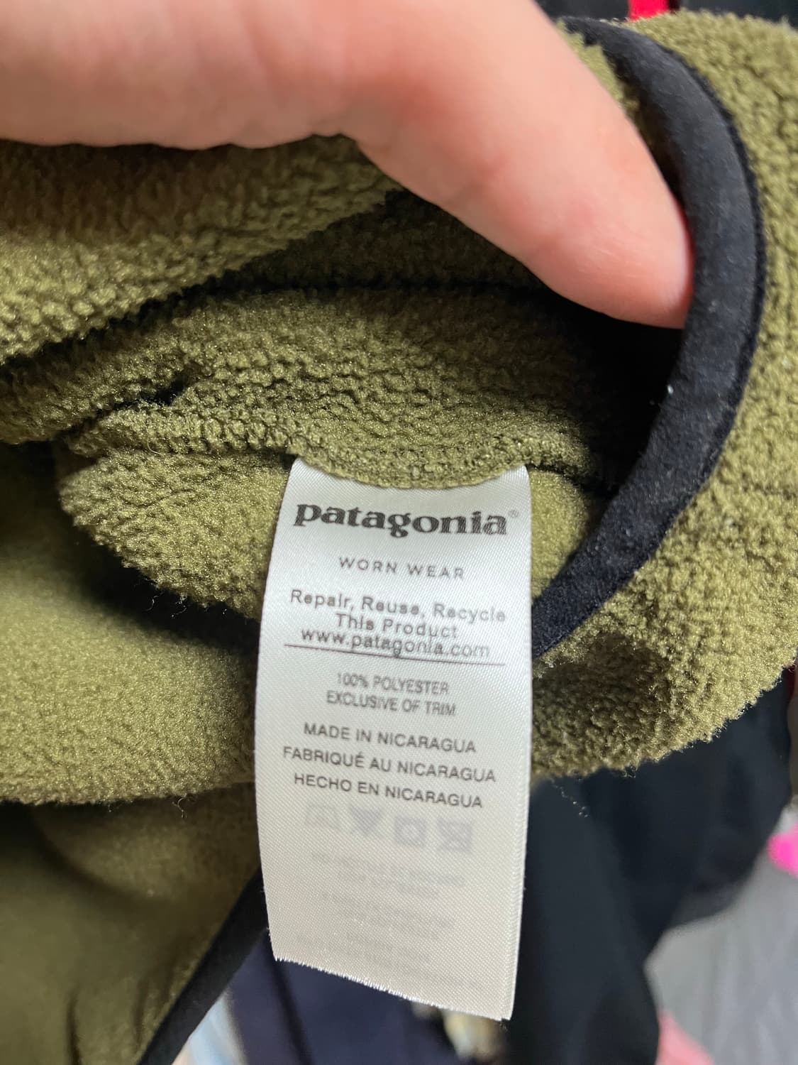 (켄달제너 착용) 파타고니아 신칠라 카키 L판매 상품이미지4