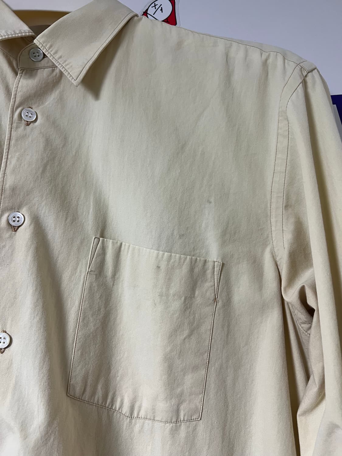 [S] 꼼데가르송 셔츠 옐로우 상품이미지6