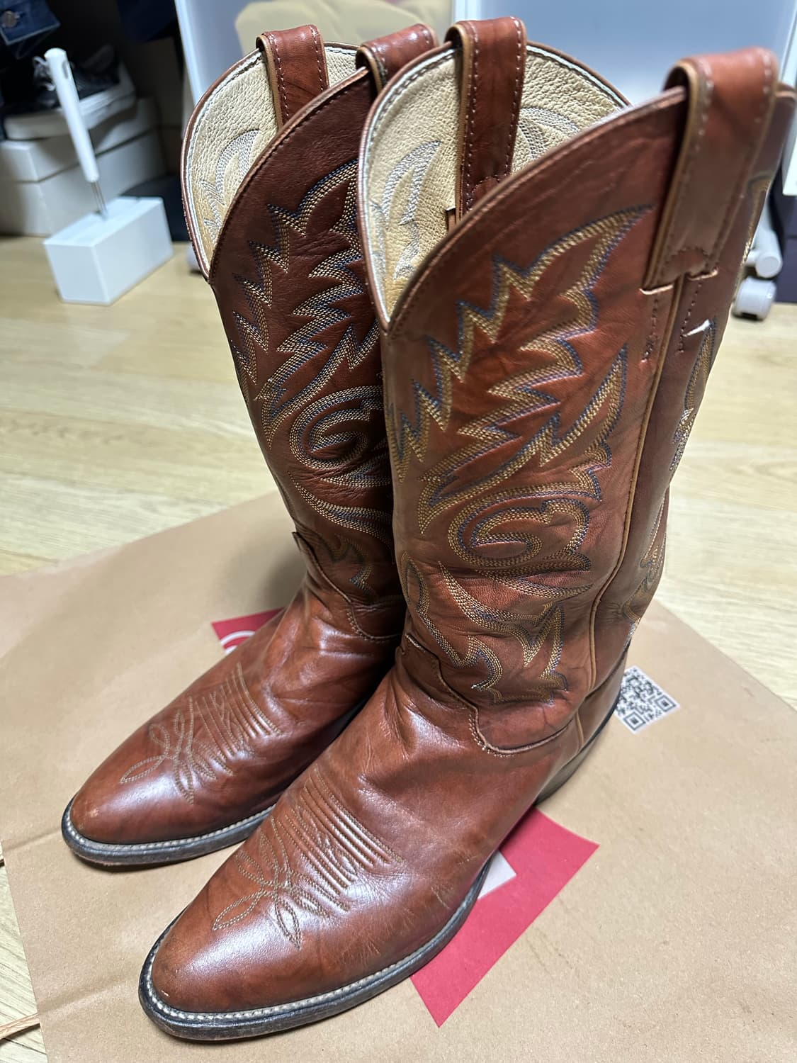 Justin 저스틴 웨스턴부츠 1560 10D Made in USA 상품이미지1