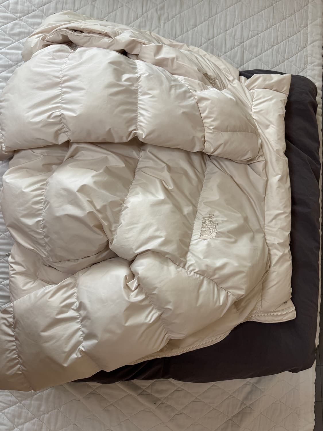 노스페이스 화이트 라벨 리버튼 온 볼 자켓 크림 상품이미지6