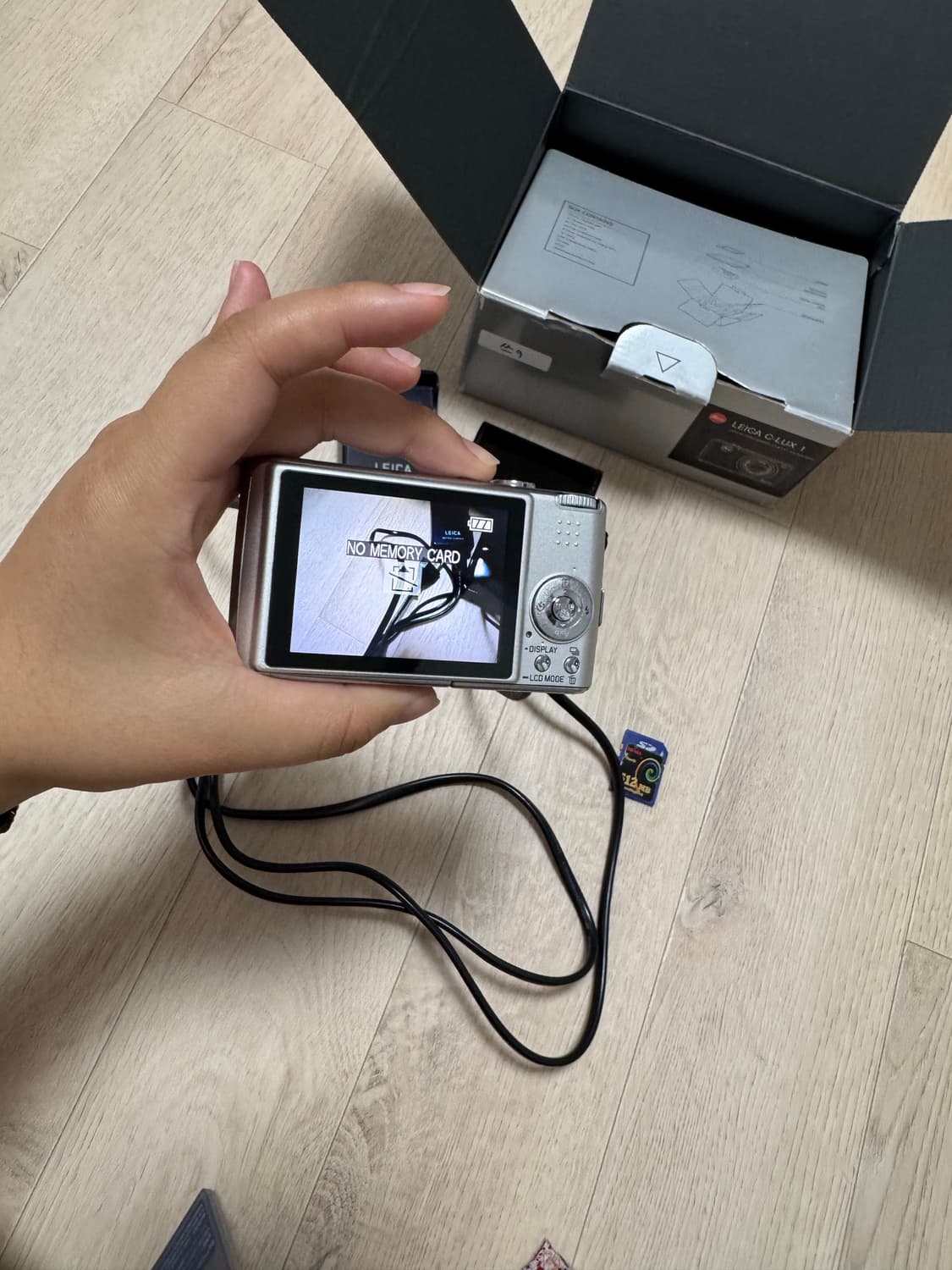 최상급 라이카 C-LUX1 실버 (박스제품) 디지털 카메라 판매(급처) 상품이미지5