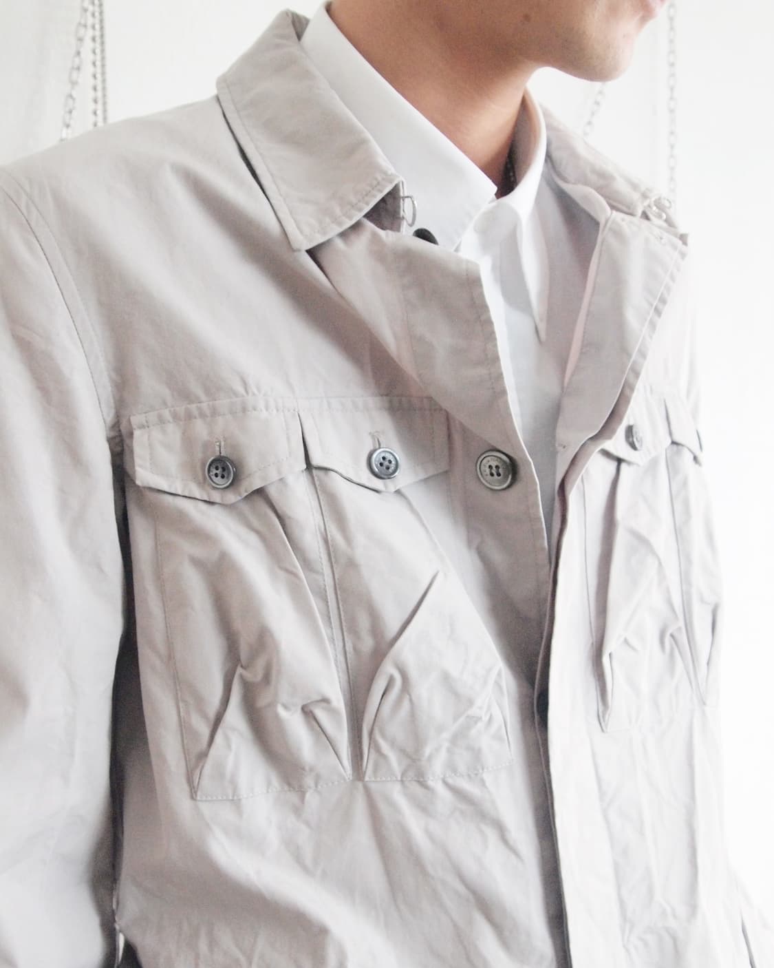 rare* [46] 크리스반아쉐 밀리터리 클립포켓 코트 상품이미지2