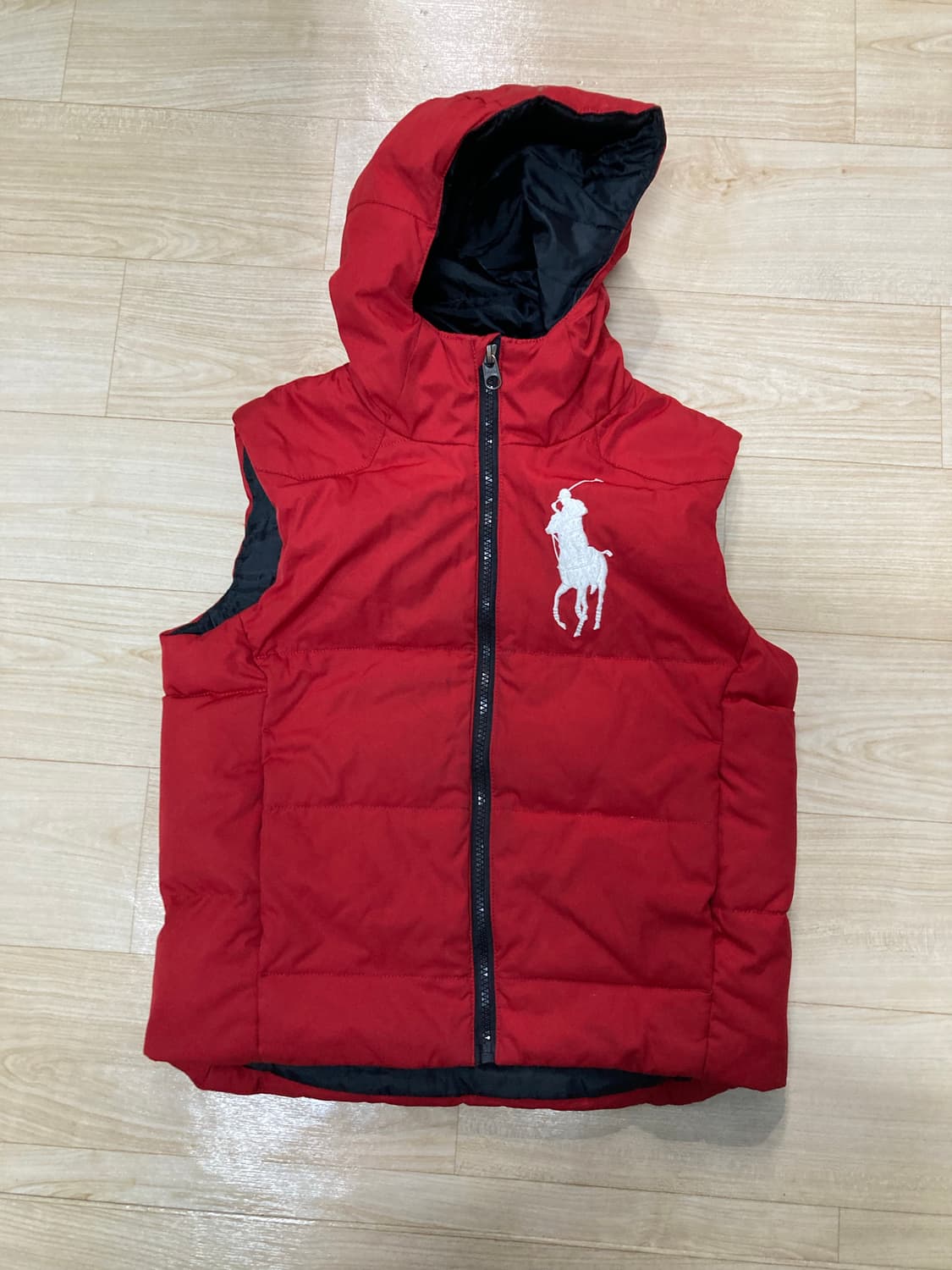 폴로 랄프로렌 빅포니 레드패딩 베스트 상품이미지1