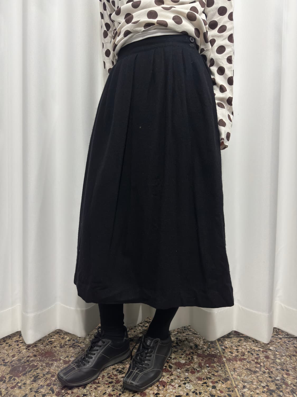 aylesbury wool midi skirt 상품이미지3