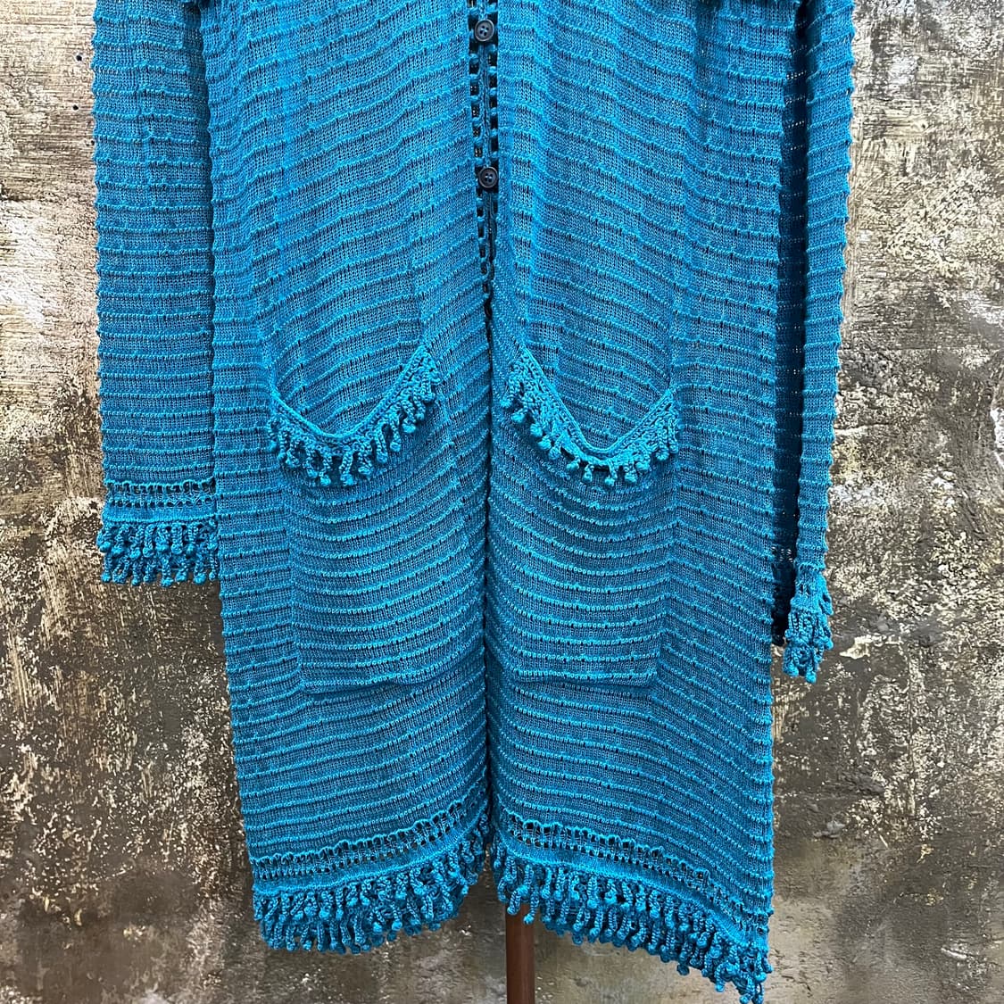 히로코 비스 히로코 코시노 니트 롱 가디건 hiroko koshino  상품이미지3