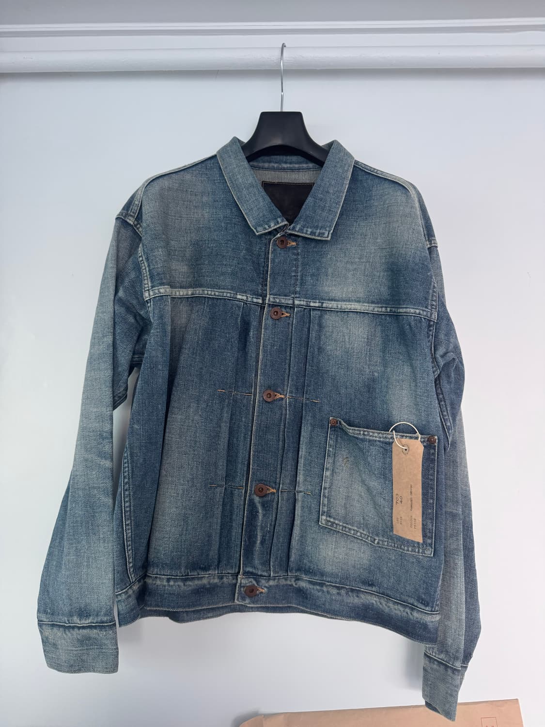 [40]타이가 타카하시 703 damaged indigo jacket 상품이미지1