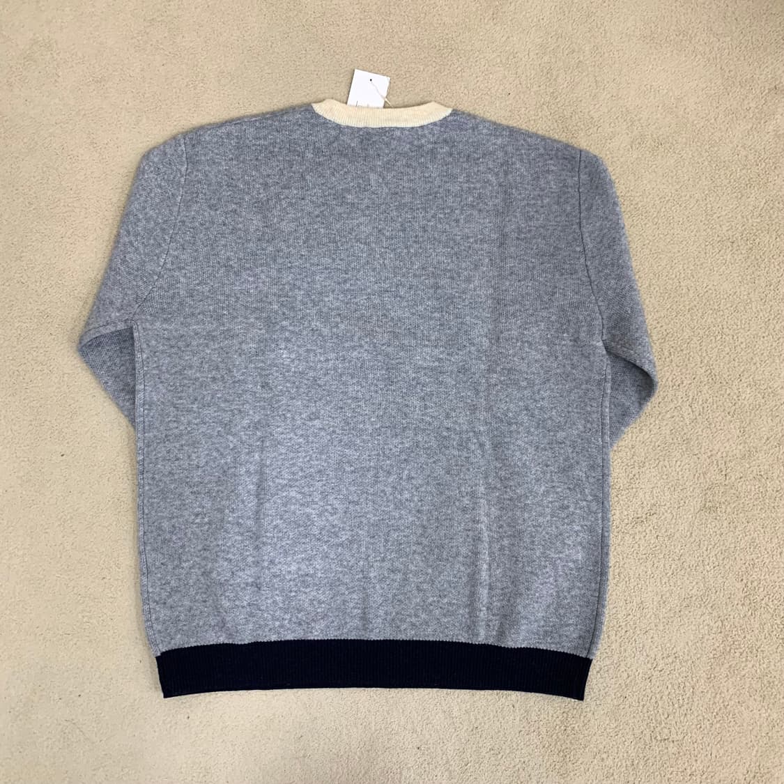 잇터 캐시 블렌디드 울 라운드 니트(L/그레이) 울니트 스웨터 상품이미지4