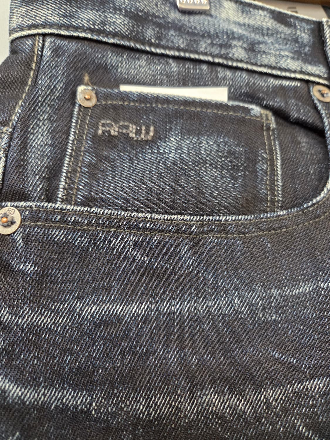 G-Star RAW 블랙 데님 팬츠(W33/L32) 상품이미지4